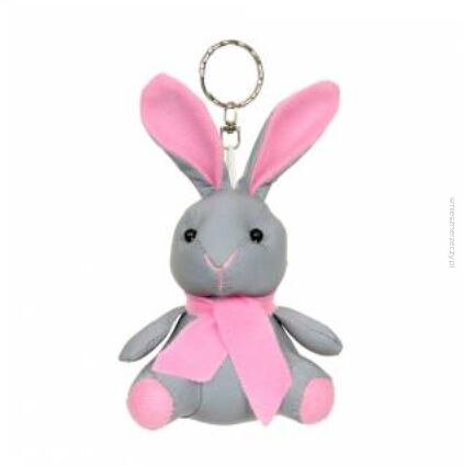 ODBLASK KRÓLIK MASKOTKA PINK