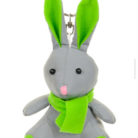 ODBLASK KRÓLIK MASKOTKA GREEN